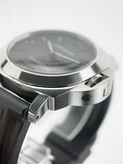 Panerai Luminor Stainless Steel Black Dial 44mm Manual Wind Men's Watch PAM00111