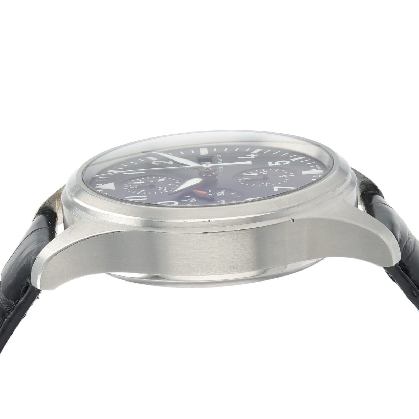 IWC Pilot Chronograph Stainless Steel Black Dial 42mm Automatic Mens IW371701