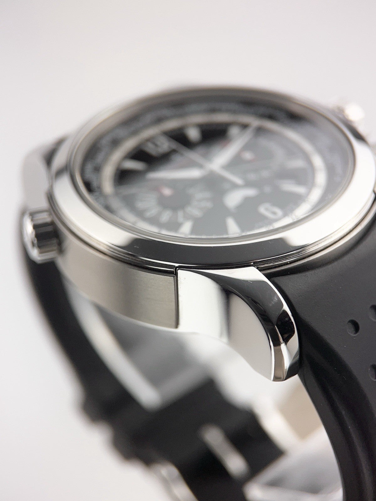 Jaeger-LeCoultre Stainless Steel Black Dial 46mm Automatic Mens Watch Q1768470
