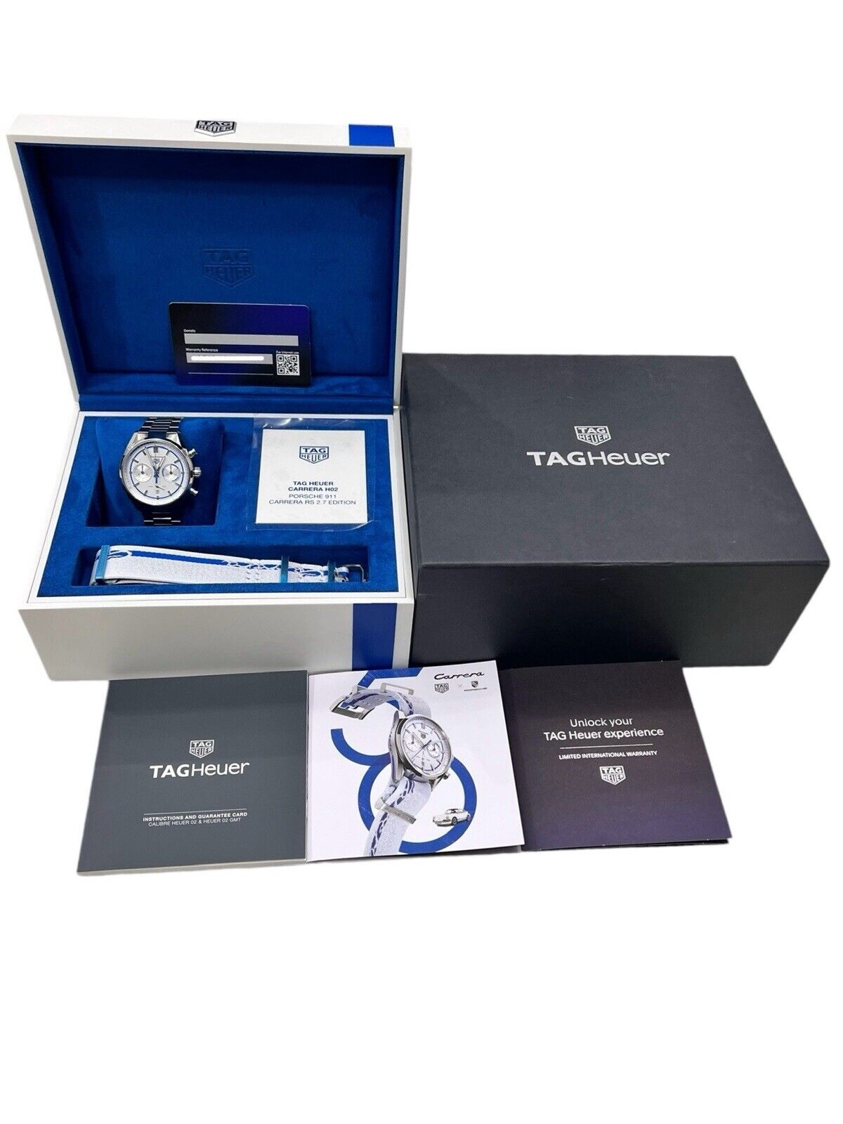 Tag Heuer Carrera Porsche Steel White Dial 42mm Automatic Movement Men’s CBN2016