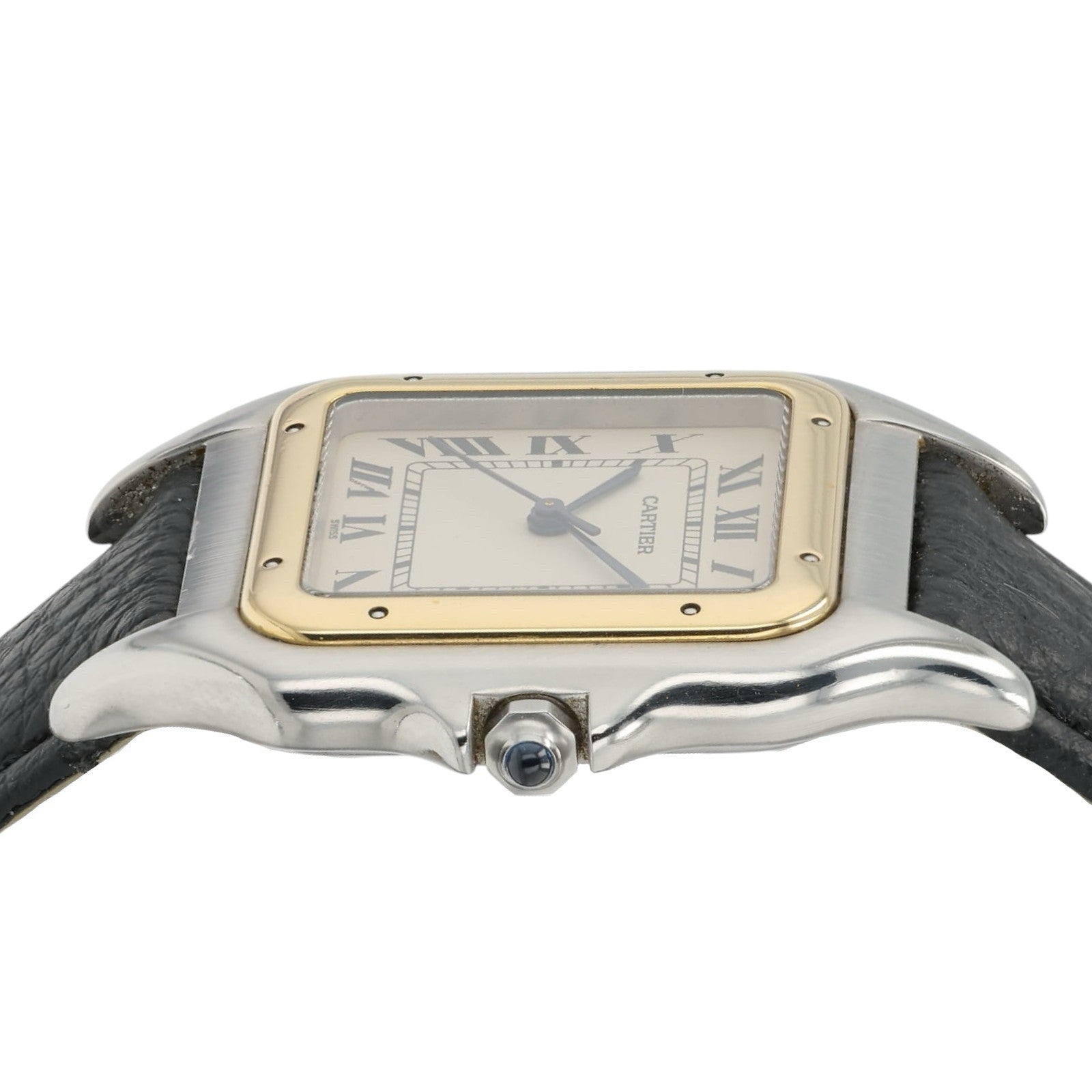 Cartier Panthere Large Silver Dial Steel and Gold 29mm Quartz Men’s Watch 8395