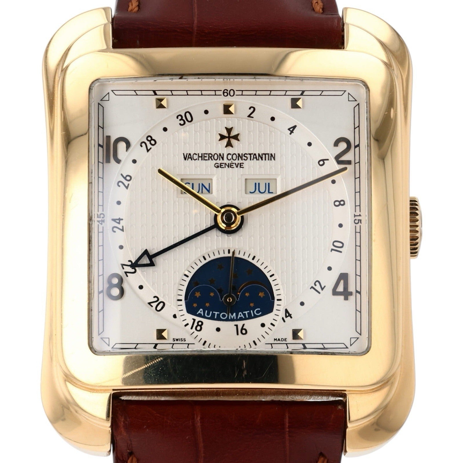 Vacheron Constantin Historiques 18k Yellow Gold 35x41mm Automatic Watch 47300