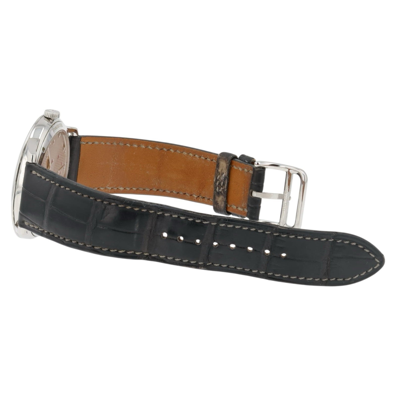 Hermes Slim D’hermes Gray Dial Stainless Steel 39.5mn Auto Men’s Watch CA2.810