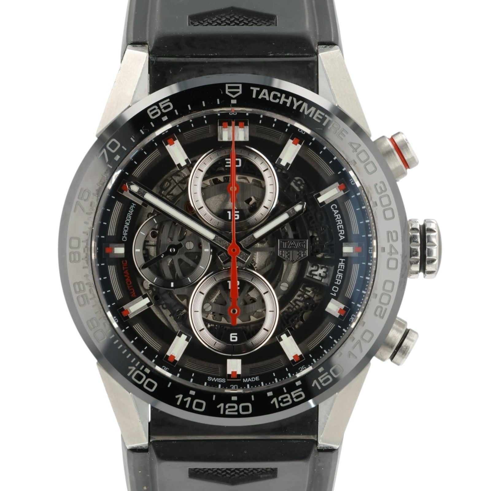 Tag Heuer Carrera Skeleton Dial Stainless Steel 43mm Automatic Men’s CAR201V