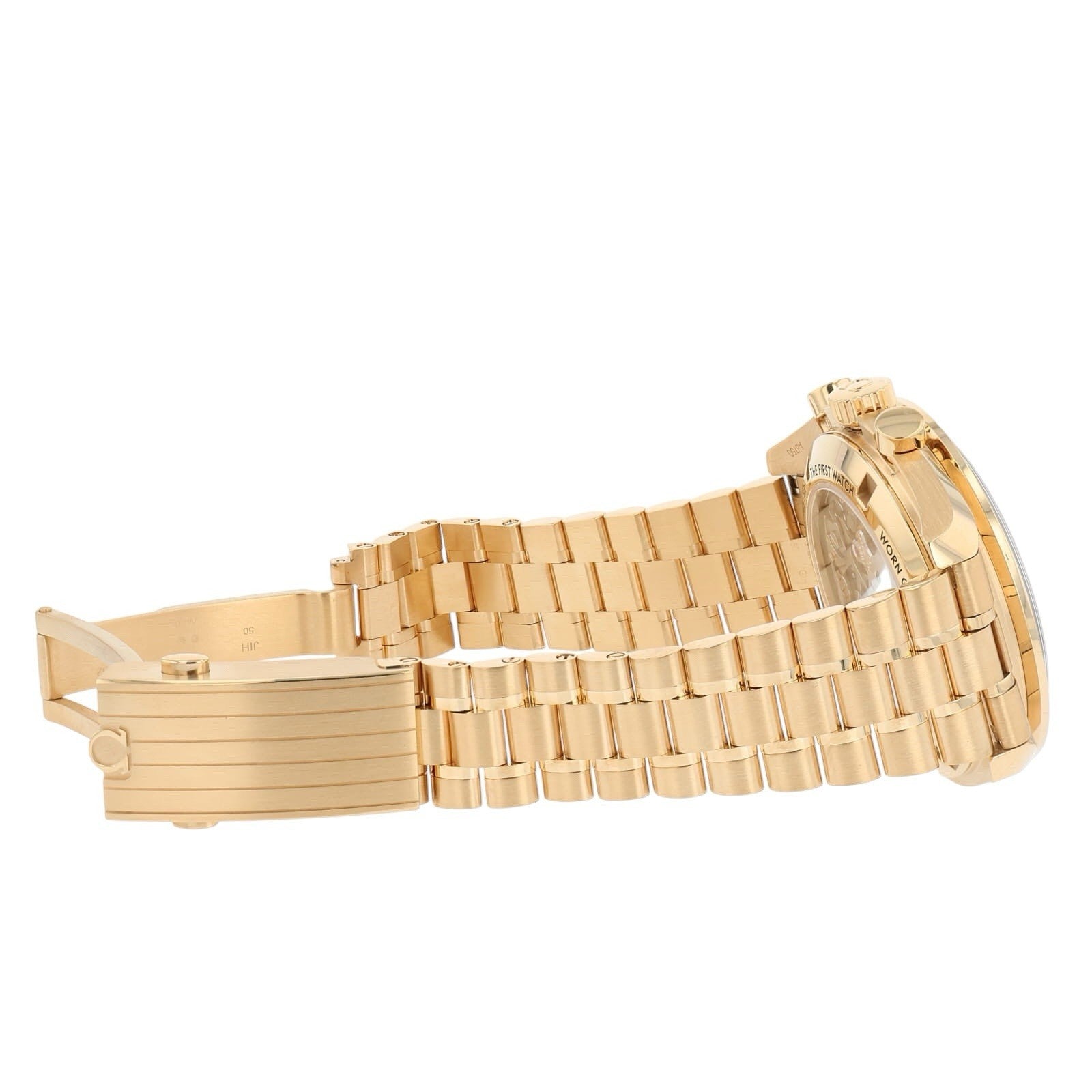 Omega Speedmaster 18k Yellow Gold Green Dial 42mm Manual 310.60.42.50.10.001