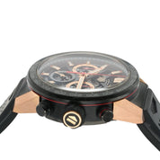 Tag Heuer Steel & Gold PVD Skeleton Dial 43mm Automatic Mens Watch CBG2052