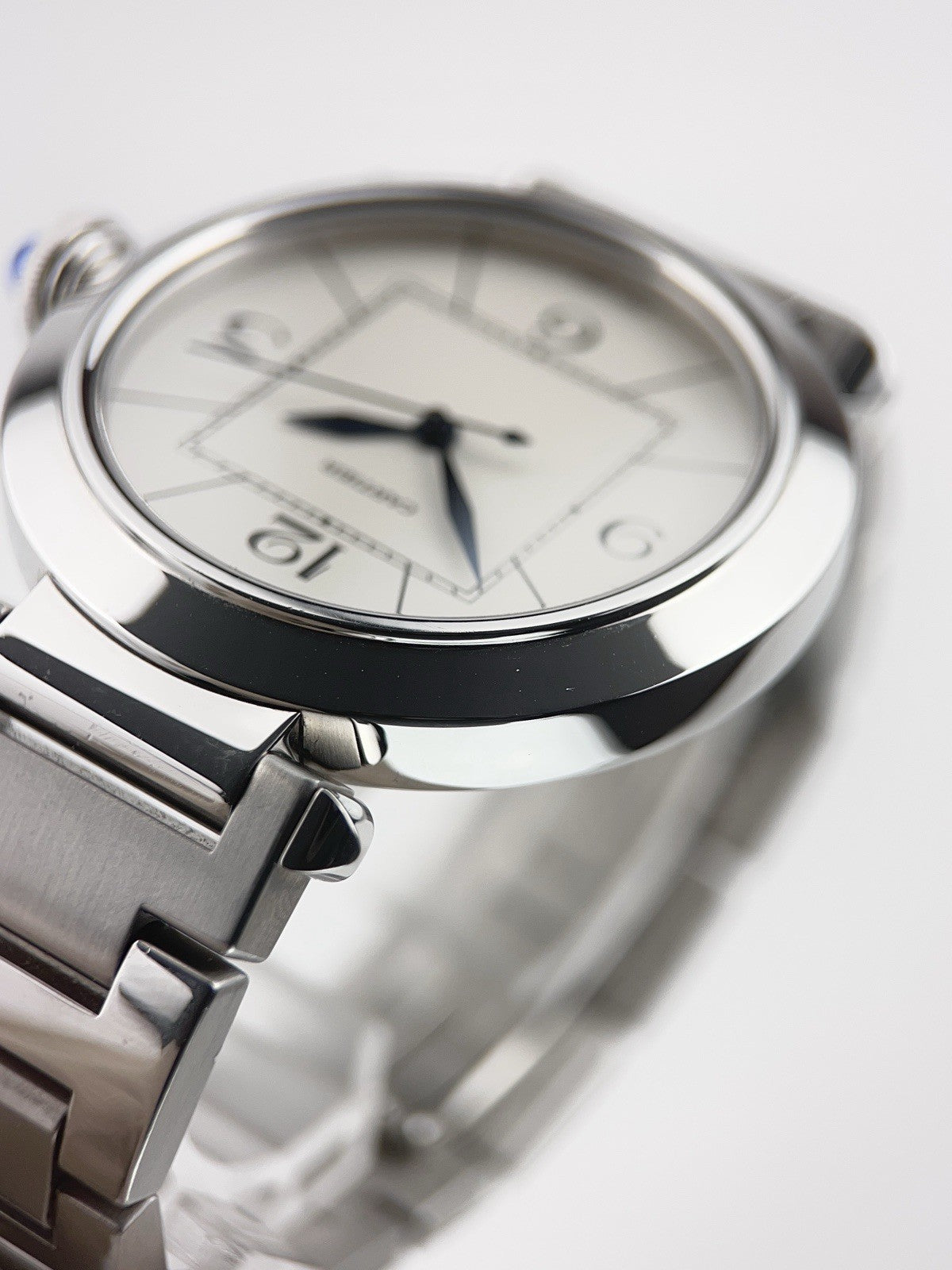 Cartier Pasha Stainless Steel Silver Dial 42mm Automatic Men's Watch W31072M7
