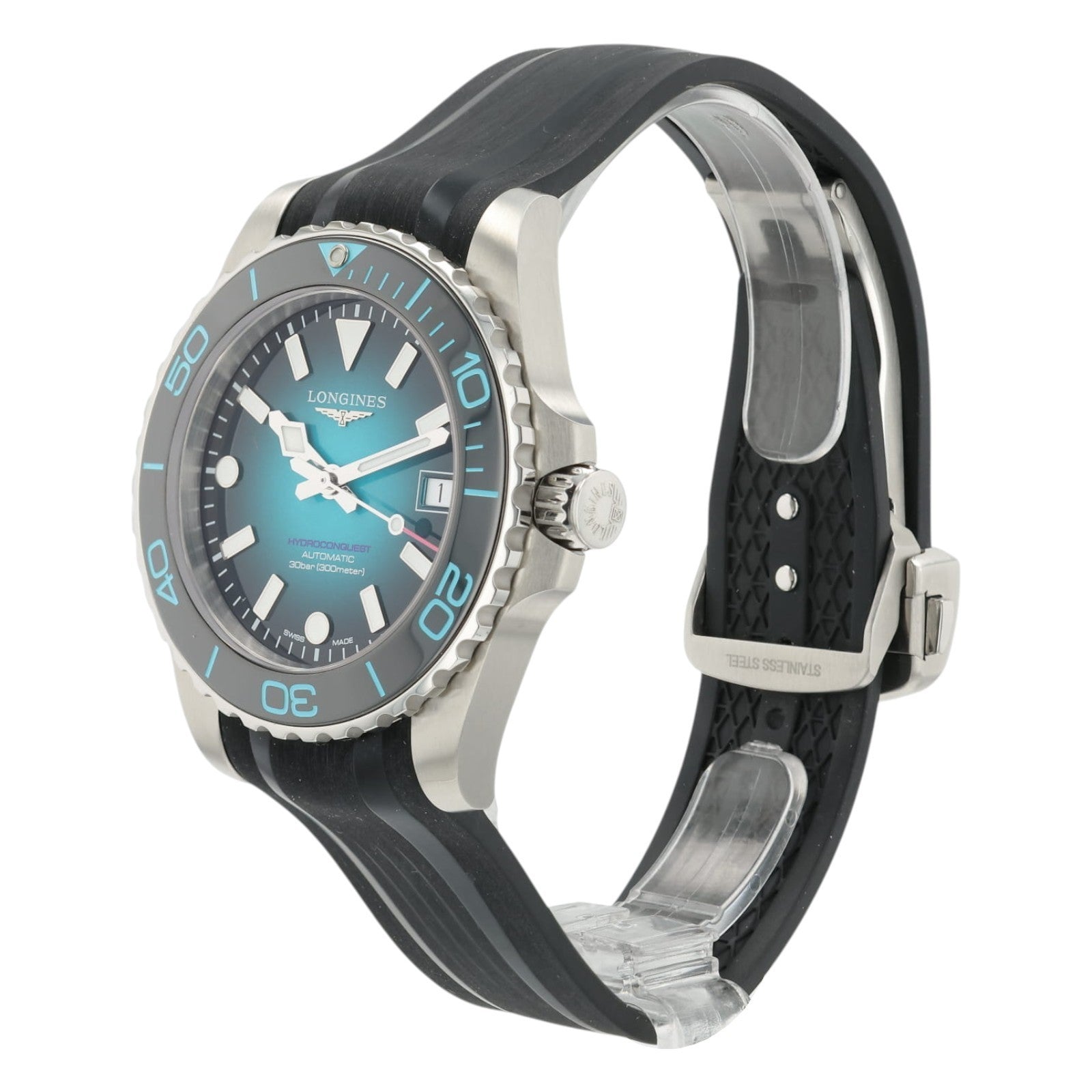 Longines Hydroconquest Commonwealth Games Blue Dial Steel 39mm Mens L3.779.4