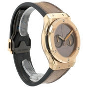 Hublot Classic Fusion Berluti Scritto Brown 18k Gold 45mm 521.OX.0500.VR.BER17