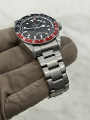 2019 Tudor Black Bay GMT Pepsi Black Dial Stainless Steel Men's Watch 79830RB