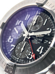 NEW Breitling Avenger Stainless Steel Black Dial 45mm Automatic Watch A24315