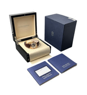 Harry Winston Ocean Tri-Retrograde 18k Rose Gold Silver Dial 44mm OCEACT44RR001