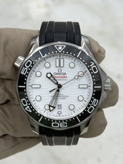 2020 Omega Seamaster Steel White Dial 42mm Automatic Watch 210.32.42.20.04.001