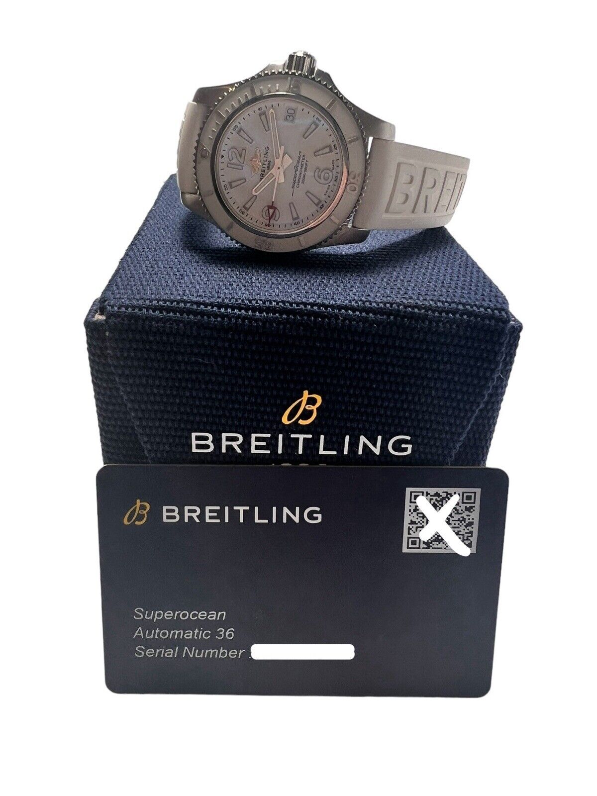 Breitling Superocean 36 Stainless Steel White Dial Automatic Men’s Watch A17316