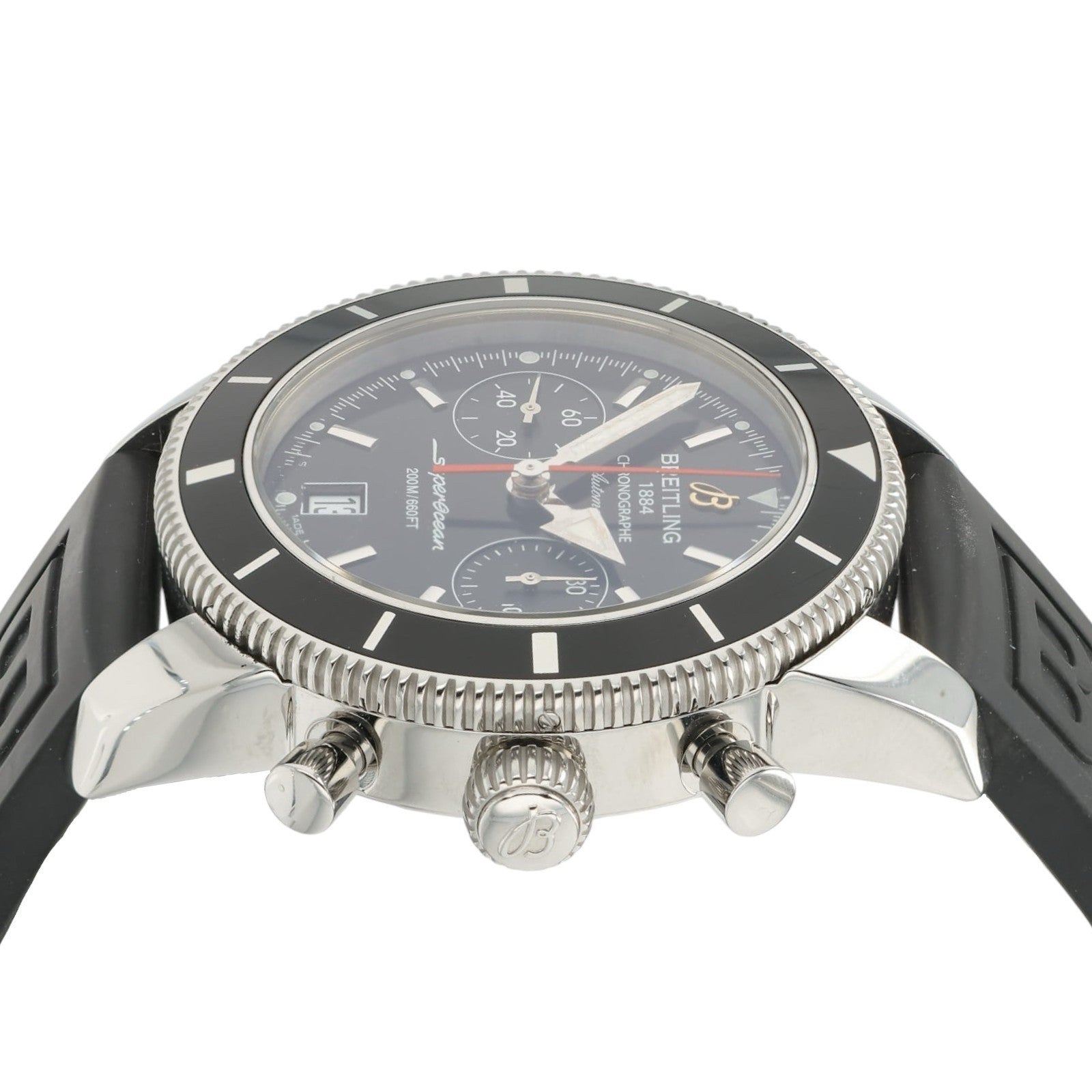 Breitling SuperOcean Black Dial Stainless Steel 44mm Automatic Men’s Watch A2337