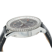 Breitling Navitimer GMT Black Dial Steel 46mm Automatic Men’s Watch A24322