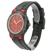 Bvlgari Diagono Magnesium Red Dial Steel 41mm Automatic Men’s Watch DG 41 SMC