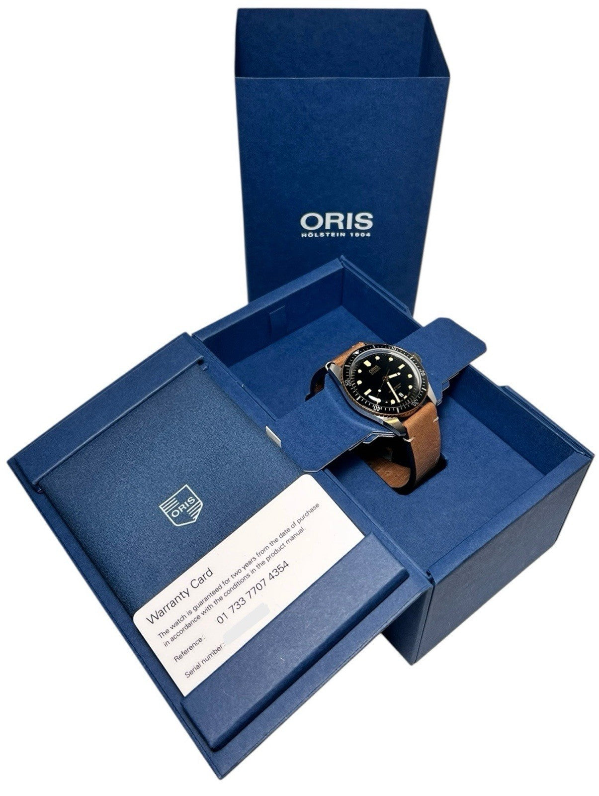 Oris Divers Sixty Five Stainless Steel Black Dial 40mm Automatic Mens Watch 7707