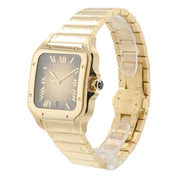 Cartier Santos De Cartier Sunray Brown Dial 39.8mm Automatic Mens Watch WGSA0095