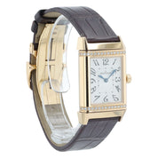 Jaeger‑LeCoultre Reverso Duetto Classique 18k Rose Gold Diamond Women's Watch