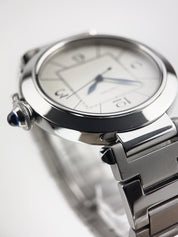 Cartier Pasha Stainless Steel Silver Dial 42mm Automatic Men's Watch W31072M7