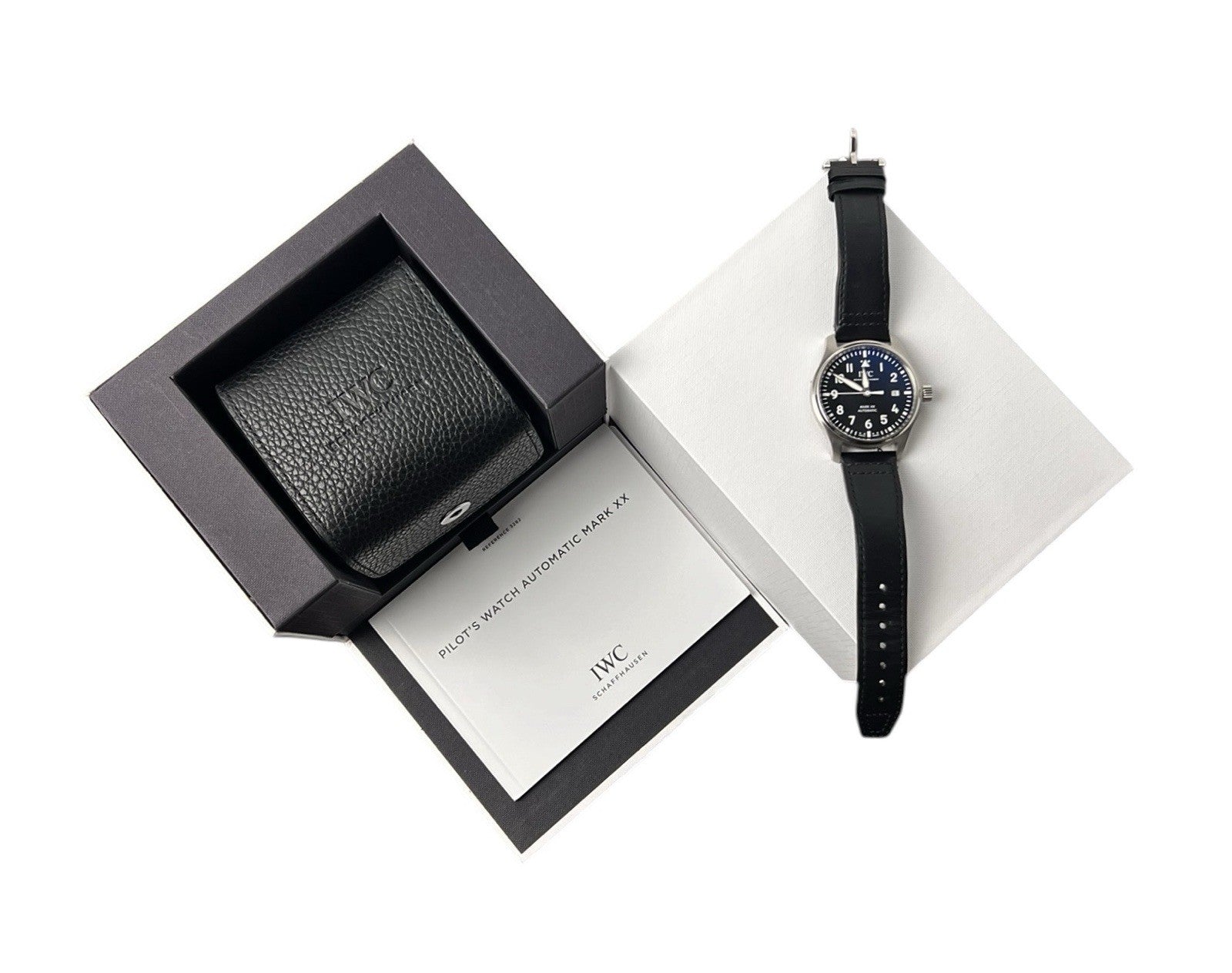 IWC XX Pilots Black Dial Stainless Steel 40mm Automatic Mens Watch IW328201