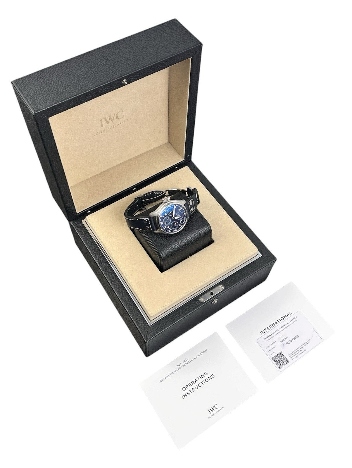 IWC Big Pilot Blue Dial Stainless Steel 46.2mm Automatic Men’s Watch IW503605