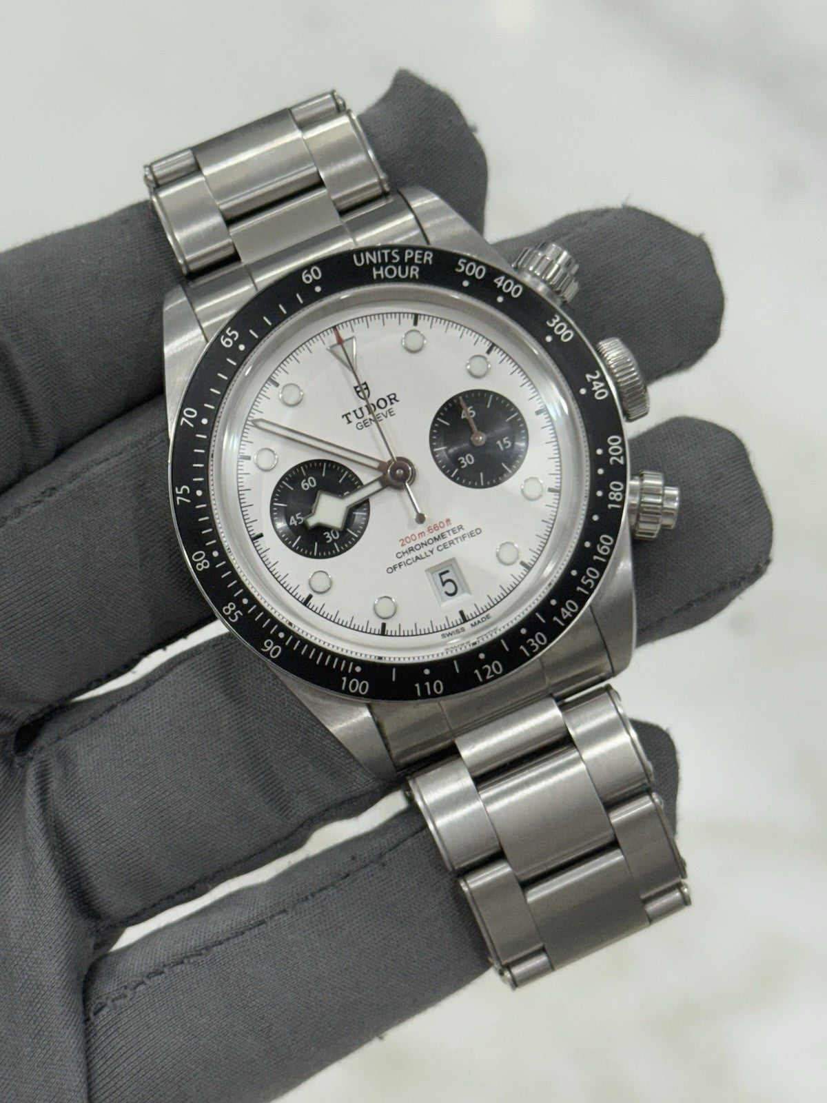 Tudor Black Bay Chrono Steel Panda 41mm Automatic Men's Watch 79360N