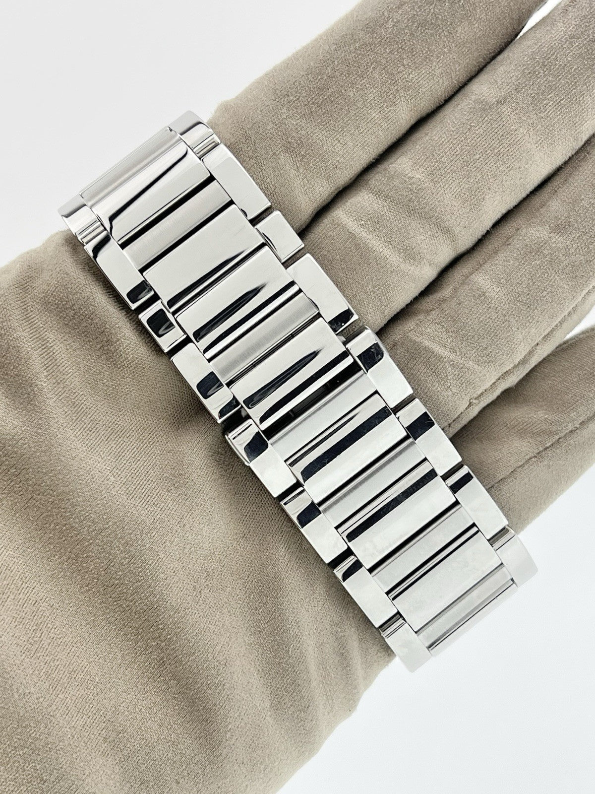 Cartier Tank Stainless Steel Silver Dial 31mm Automatic Men’s Watch WSTA0053