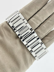 Cartier Tank Stainless Steel Silver Dial 31mm Automatic Men’s Watch WSTA0053
