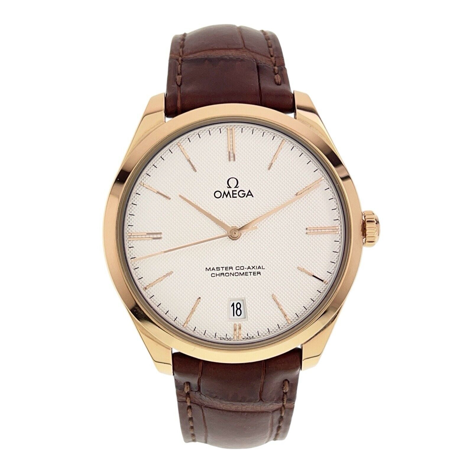 Omega De Ville Tresor 18k Rose Gold 40mm Manual Wind Men’s 432.53.40.21.02.002