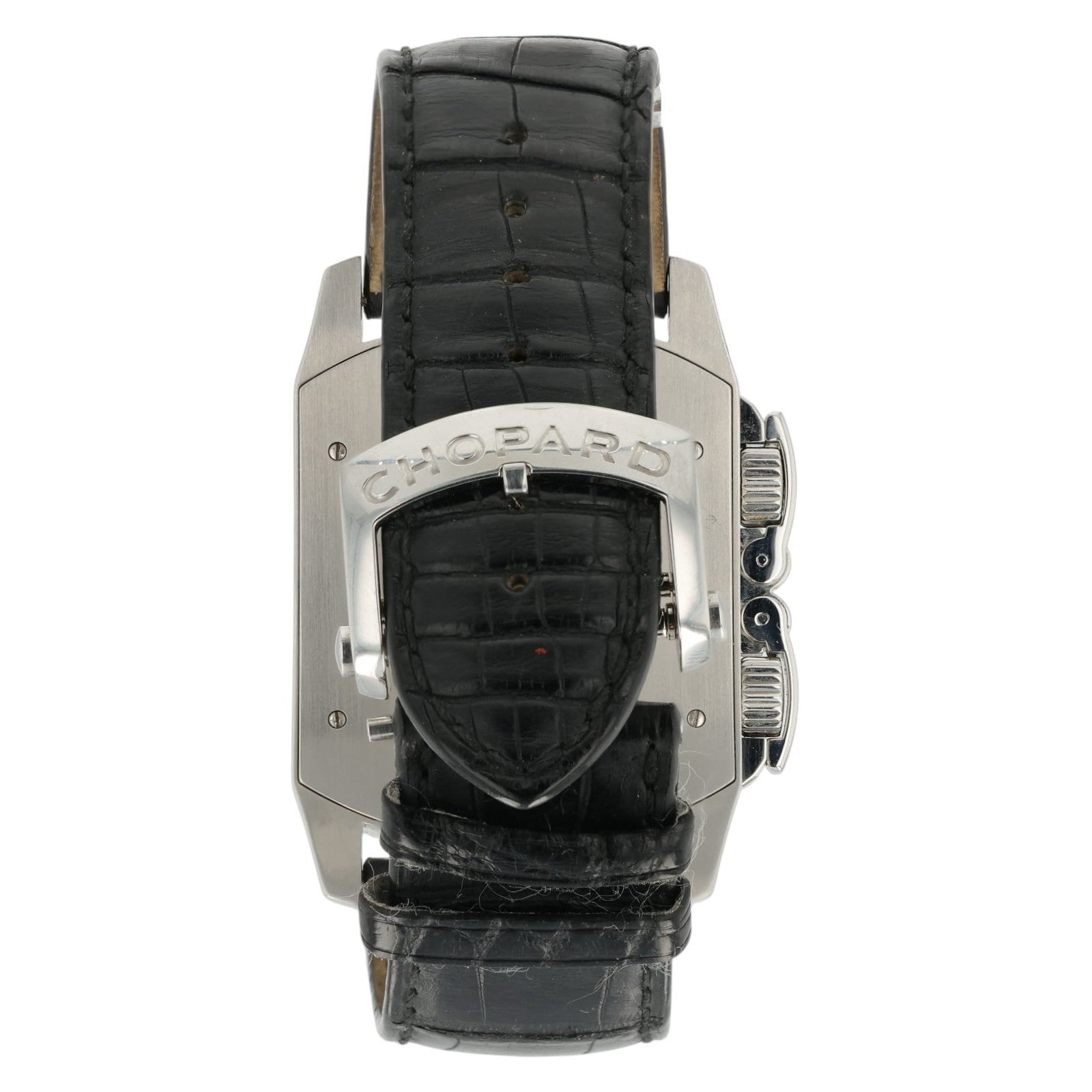 Chopard GMT Dual Time Black Dial Stainless Steel 38mm Automatic Men’s Watch 8468