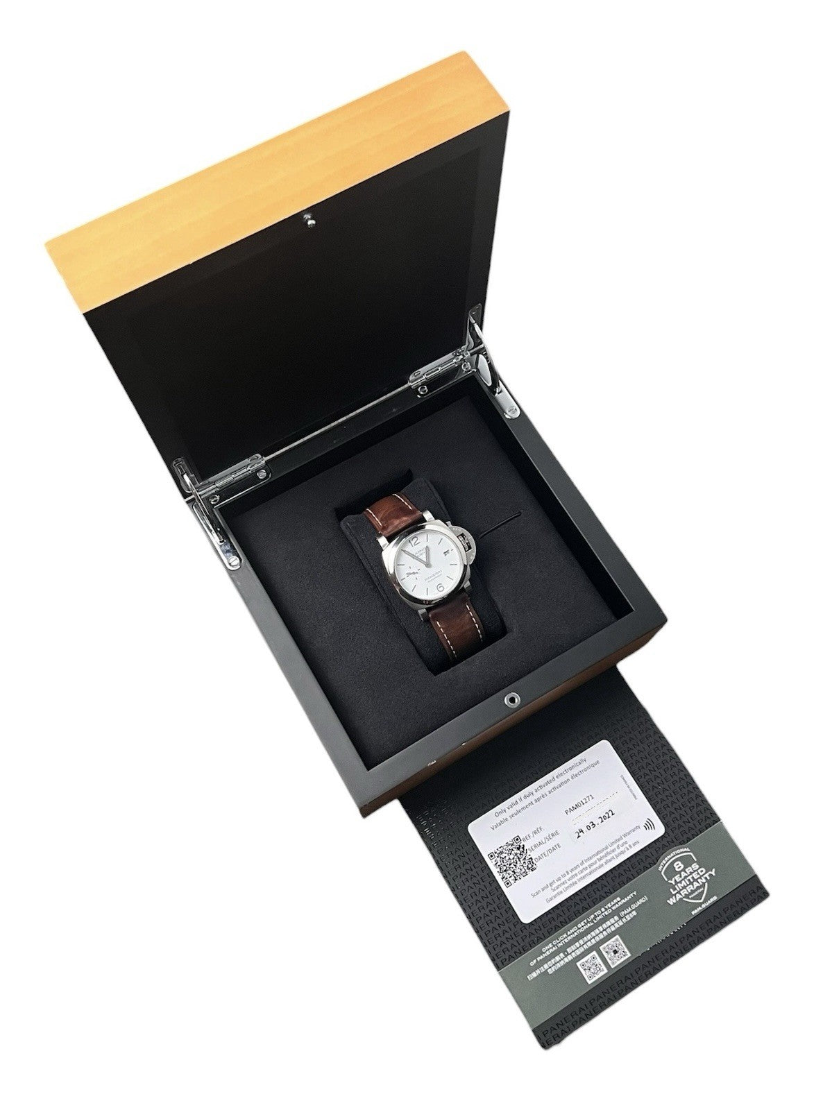 Panerai Luminor Marina White Dial Stainless Steel 40mm Automatic Mens PAM0127