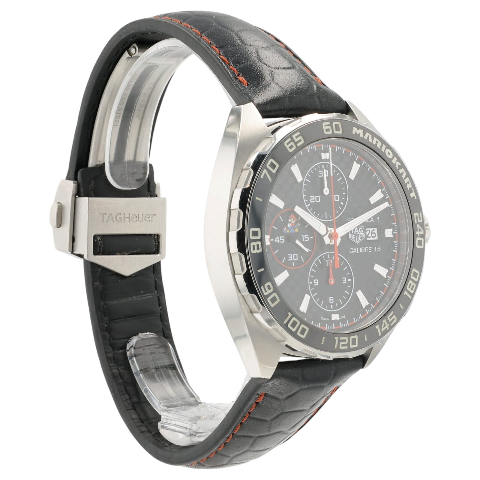 Tag Heuer Formula 1 x Mario Kart 44mm Black Dial Automatic Chronograph CAZ201E