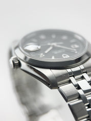 Tudor Prince Date Stainless Steel Black Dial 34mm Automatic Men’s Watch 74000