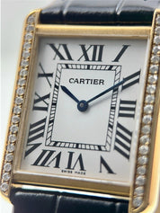 Cartier Tank Solo 18k Yellow Gold and Steel 27mm Quartz Men’s Watch 2742