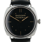Panerai Radiomir Black Dial Stainless Steel 47mm Manual Wind Mens Watch PAM00425