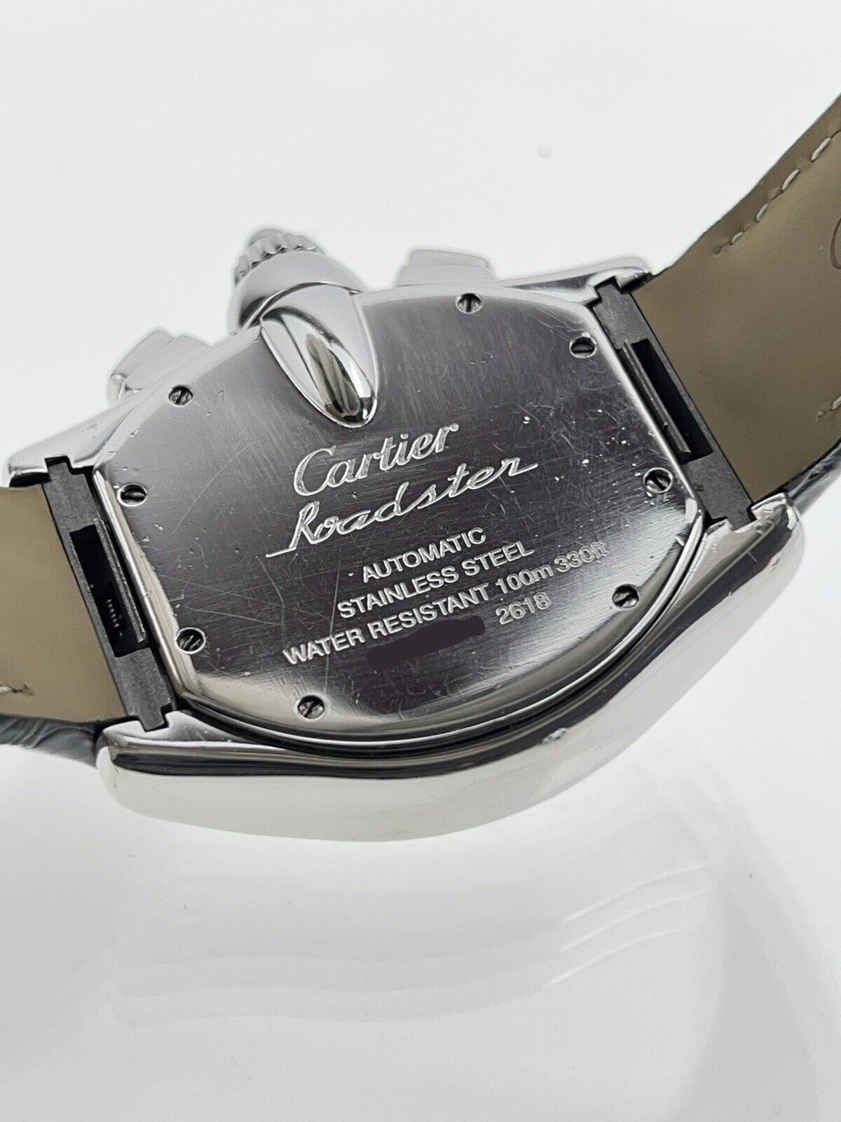 Cartier Roadster Chronograph Automatic 42mm Silver Dial 2618 Stainless Steel