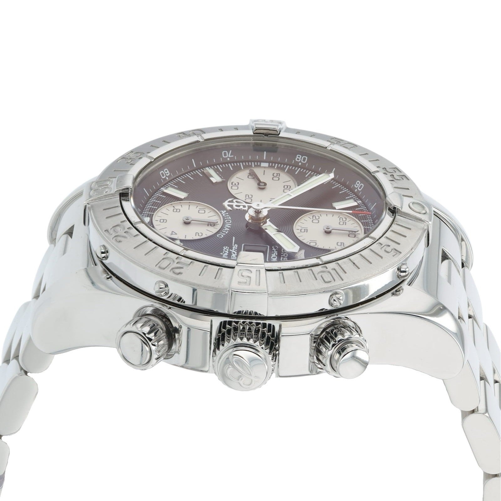 Breitling Superocean Black Dial Stainless Steel 42mm Automatic Mens Watch A13340