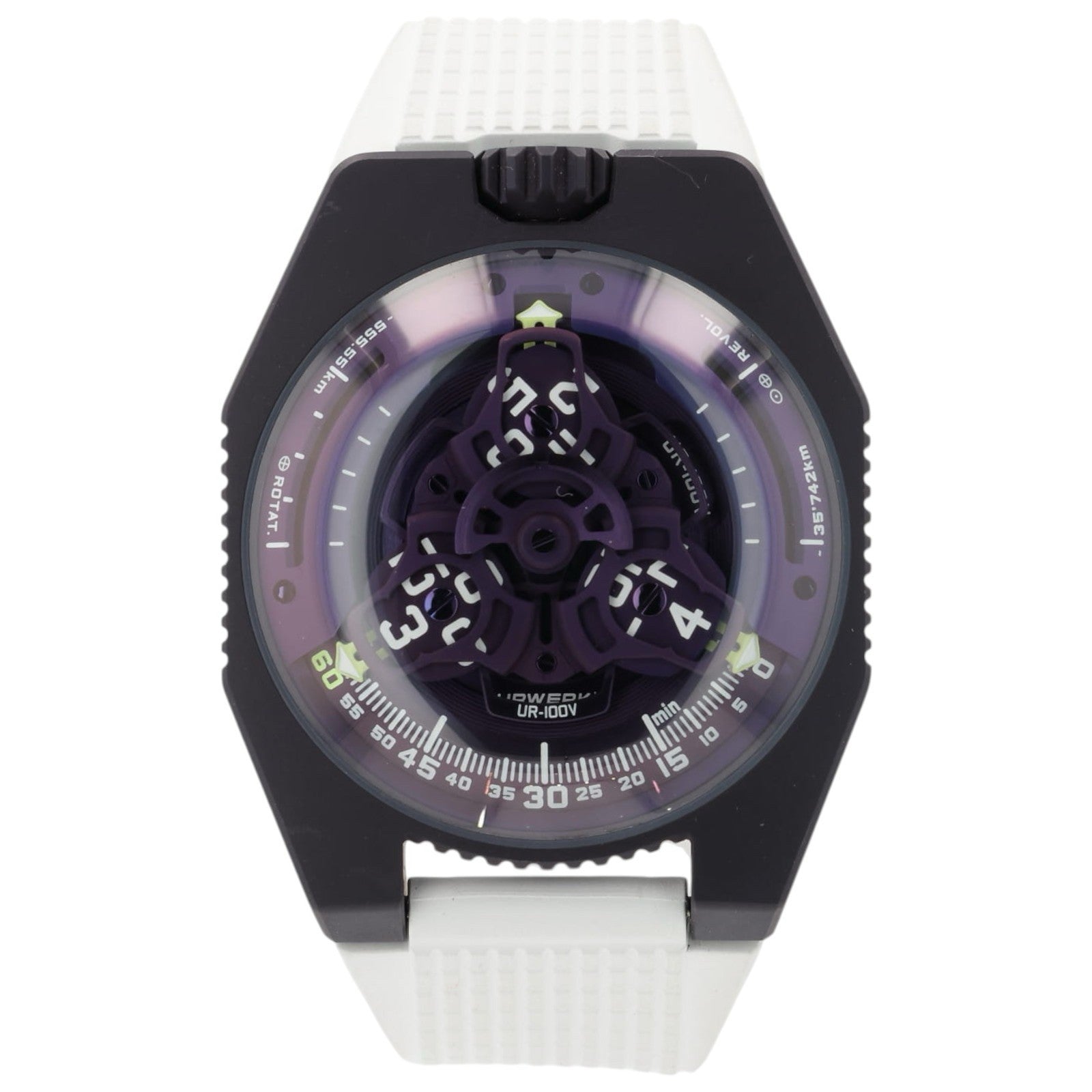 Urwerk Ultraviolet Purple Dial Titanium 41mm Automatic Men’s Watch UR-100V