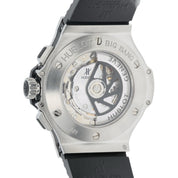 Hublot Big Bang Black Dial Diamond Steel 44mm Automatic Mens 301.SX.140.RX.114