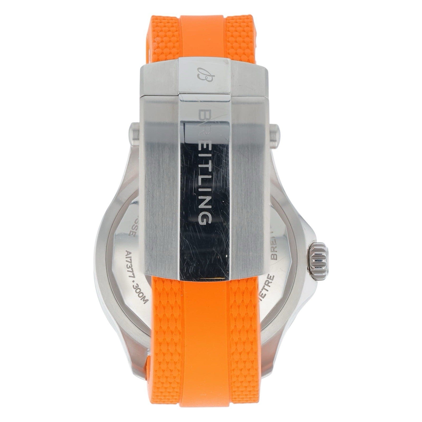 Breitling Superocean Stainless Steel Orange Dial 36mm Unisex Watch A17377