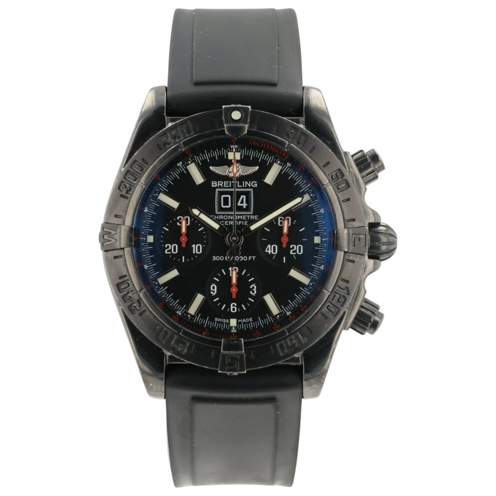 Breitling Avenger Blackbird Black Dial Stainless Steel 44mm Automatic M44359