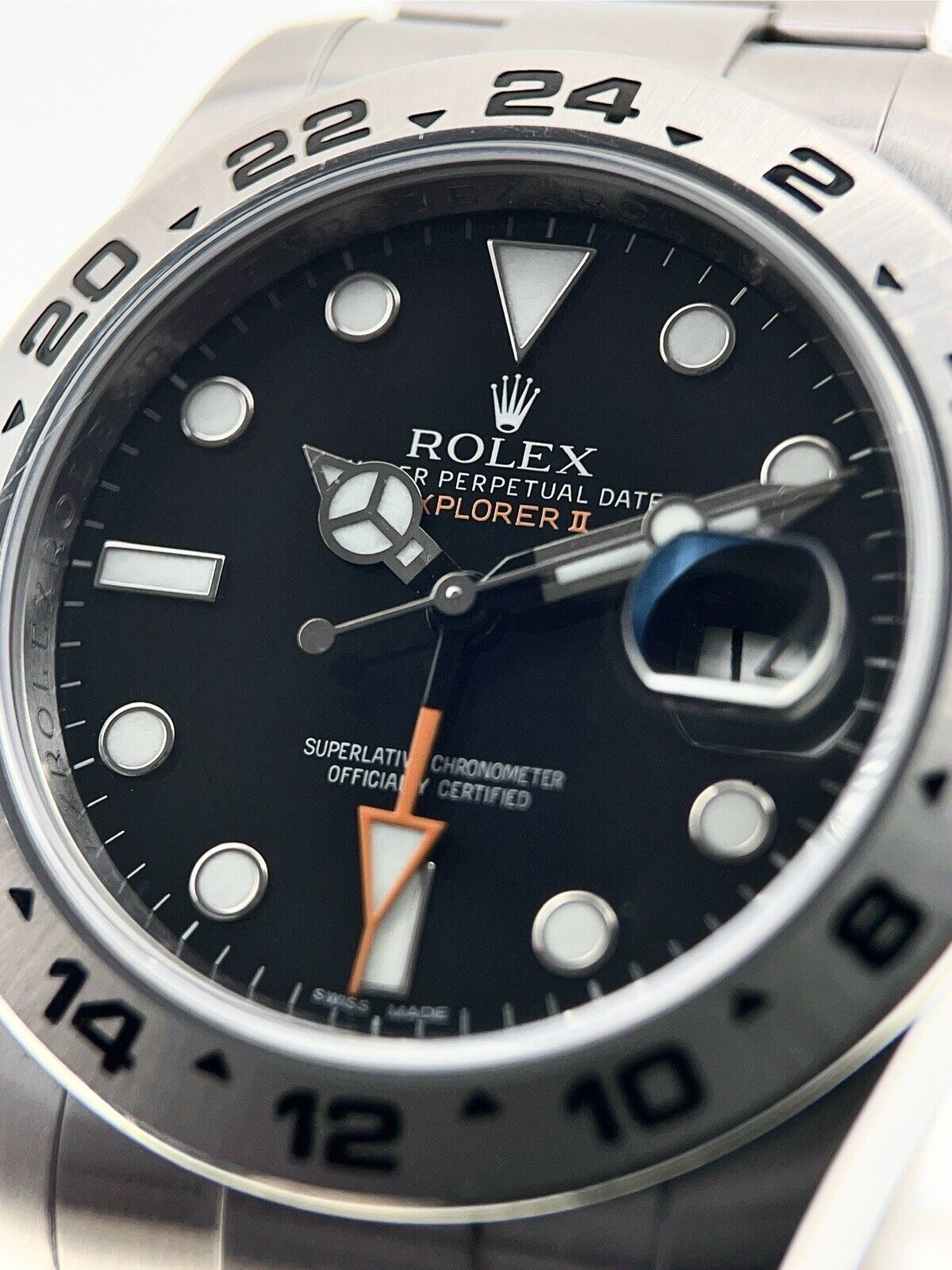 2013 Rolex Explorer II Steel Black Dial 42mm Automatic Men’s Watch 216570