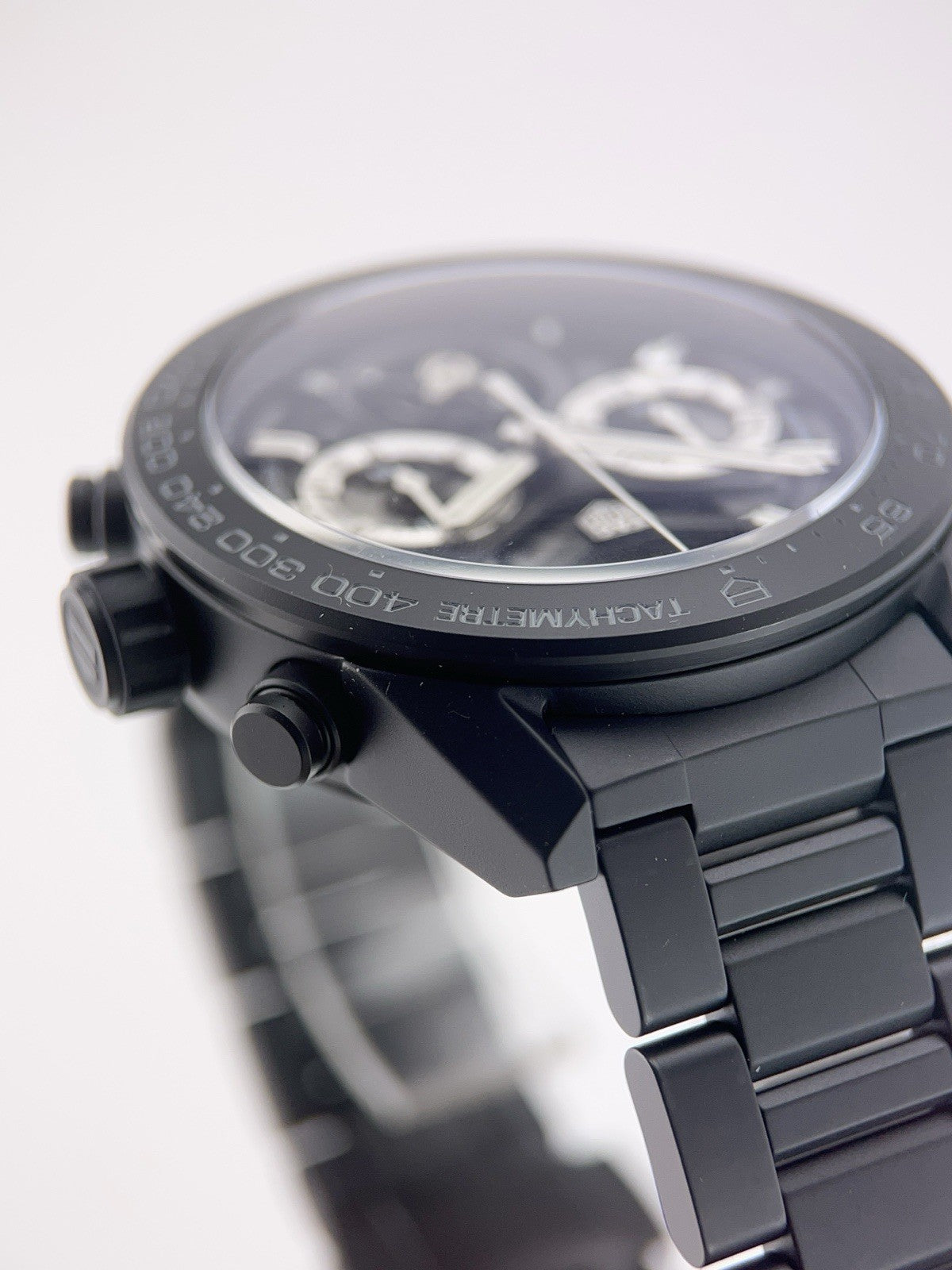 Tag Heuer Ceramic Tourbillon Skeleton Dial 45mm Automatic Men’s Watch CAR5A90