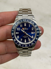 NEW 2026 Shinola Monster GMT Automatic 40mm Blue Dial Steel Watch S0120247286