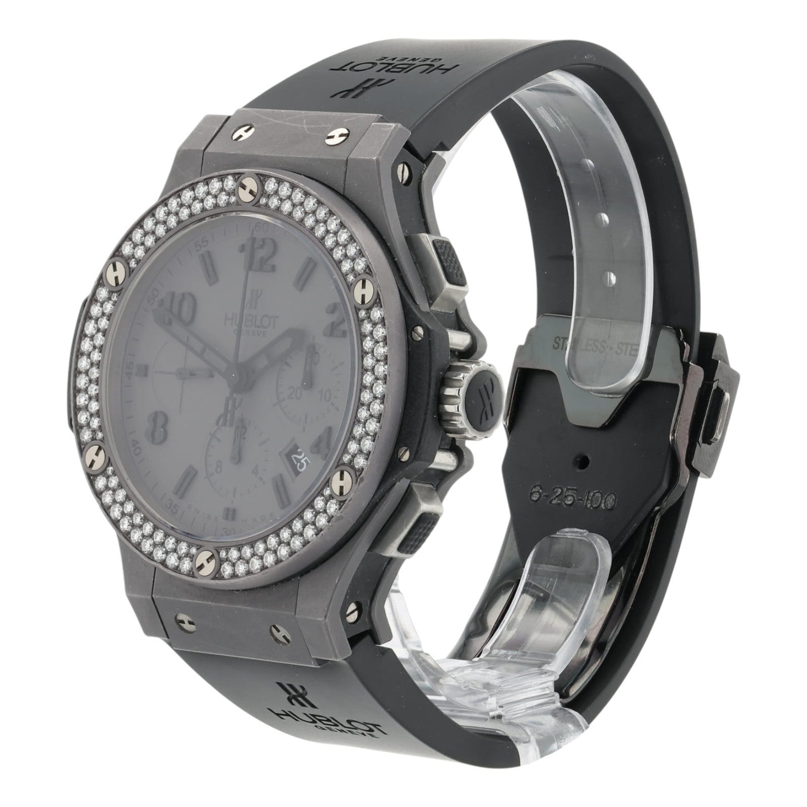 Hublot Big Bang Men's Gray Dial Automatic Diamond Men's Watch 301.SX.130.RX.114