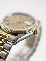 Rolex Datejust Gold & Steel Champagne Dial 36mm Automatic Men’s Watch 1601