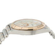 Breitling Chronomat White Dial 18k Rose Gold & Steel 32mm Quartz Womens U77310