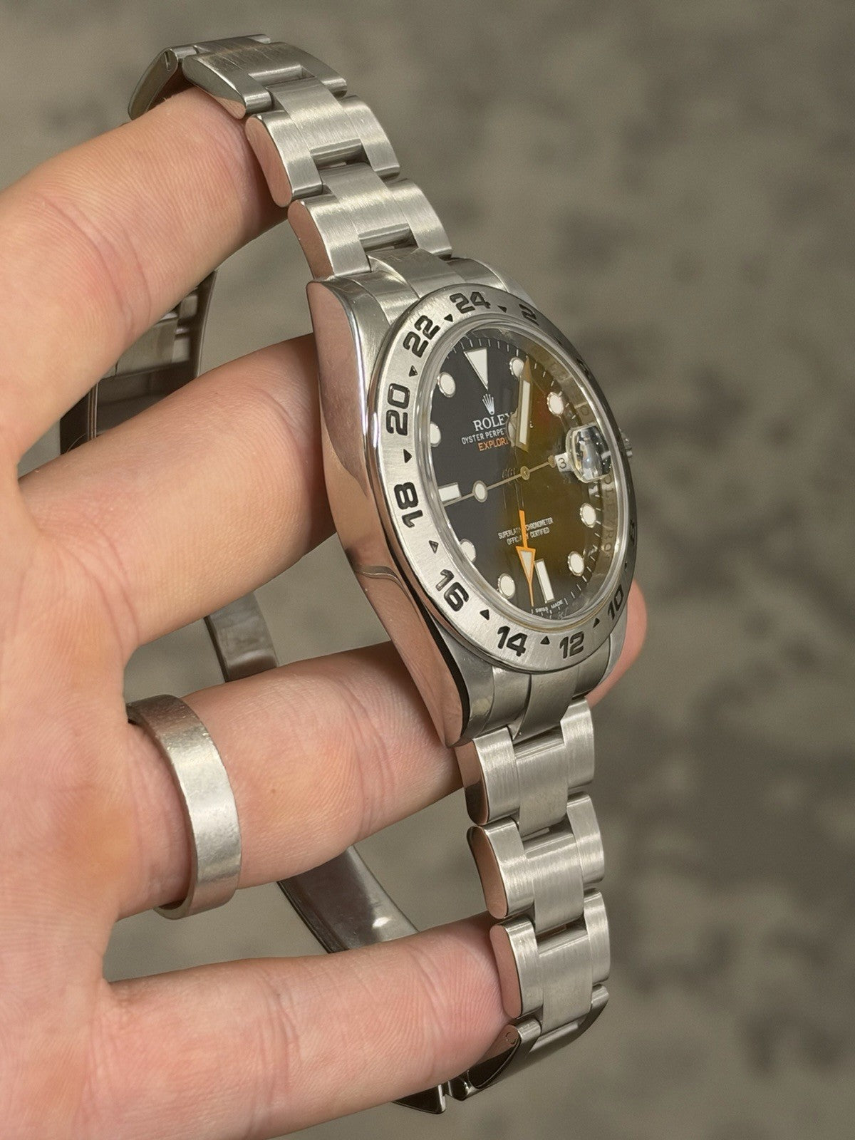 Rolex Explorer II Black Dial Stainless Steel 42mm Automatic Men's Watch 216570